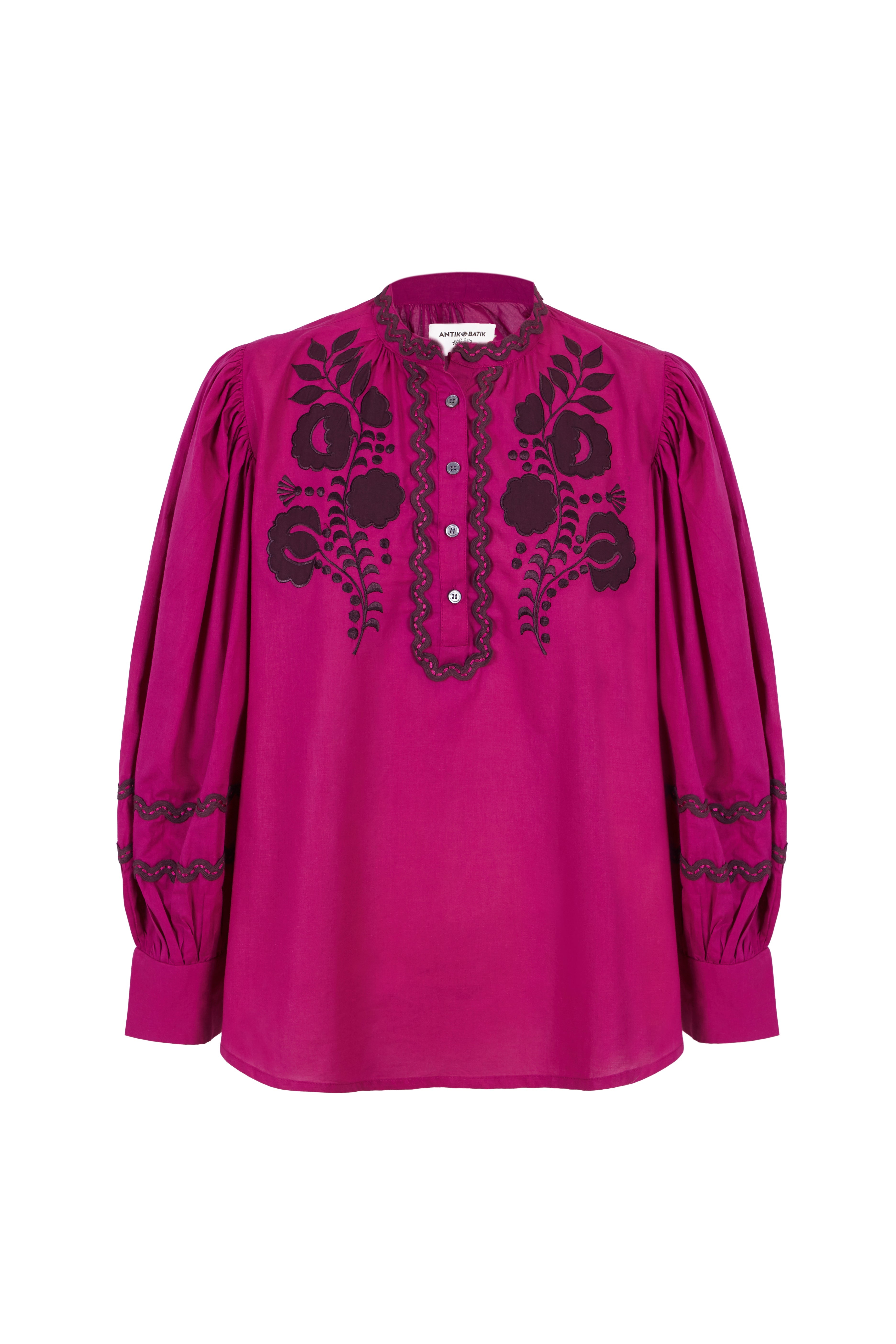 Blusa bordada Colette - CABANA & ANTIK BATIK
