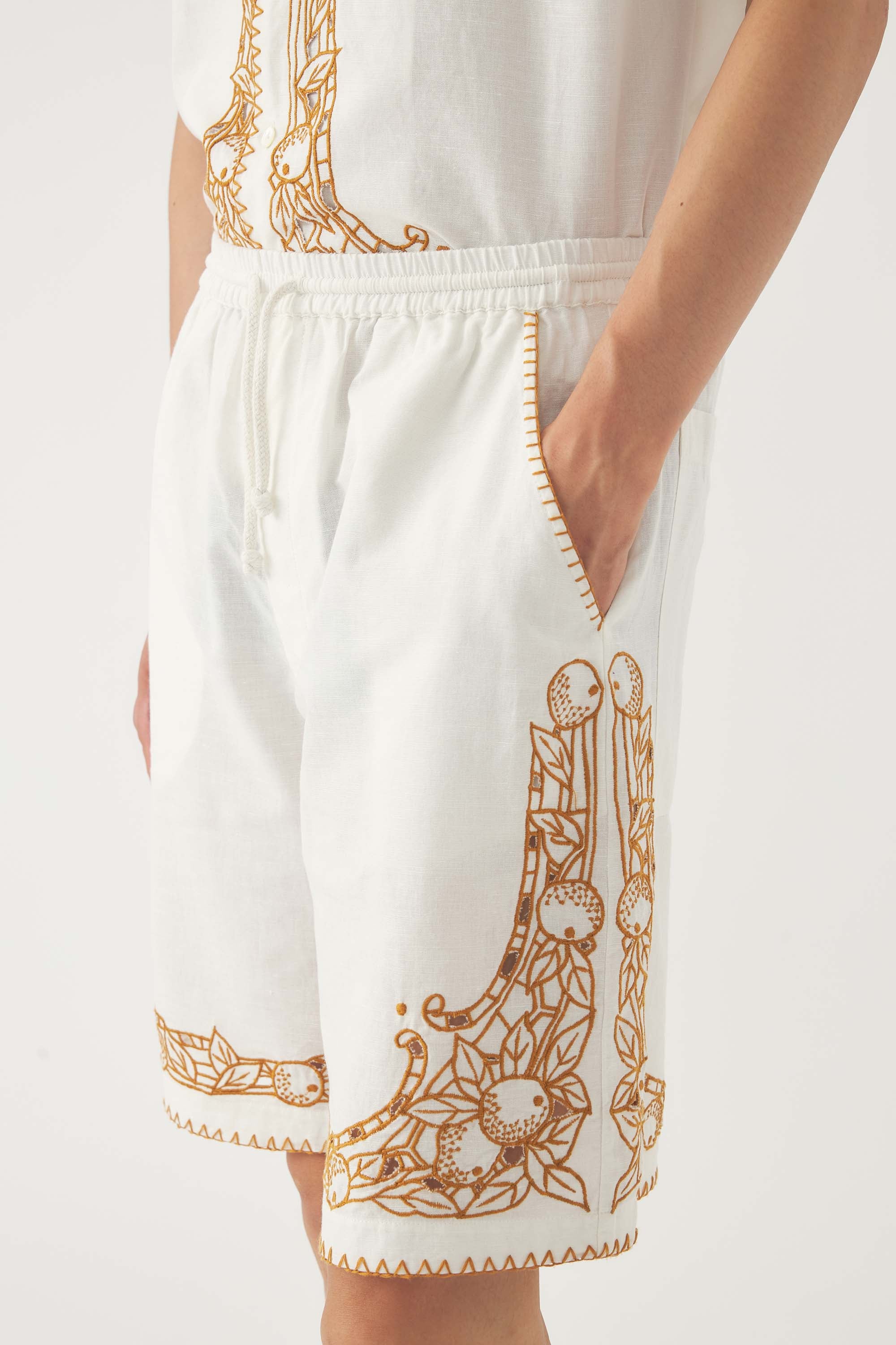 Pantalones cortos Dylan bordados