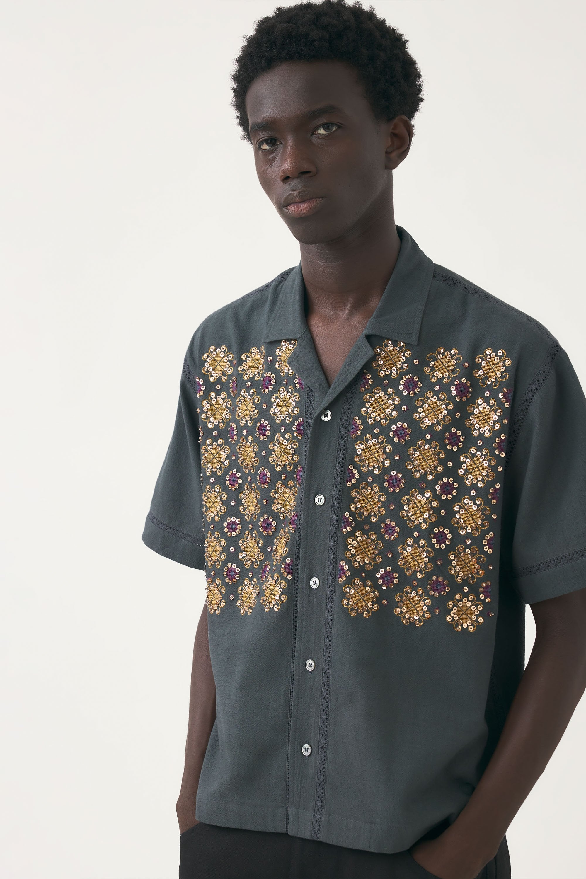 Chemise brodée Jonathan