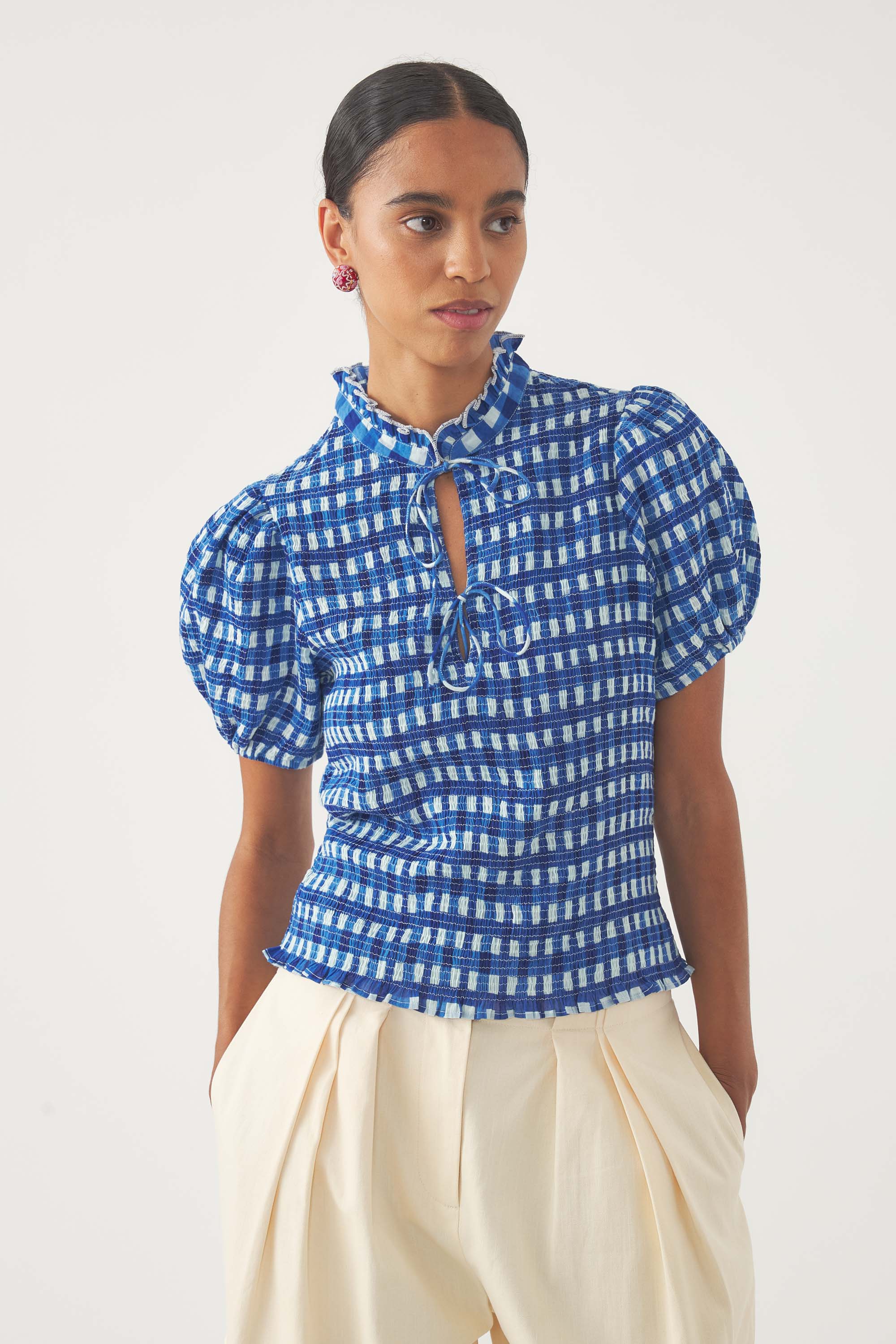 Blusa con smock Polly