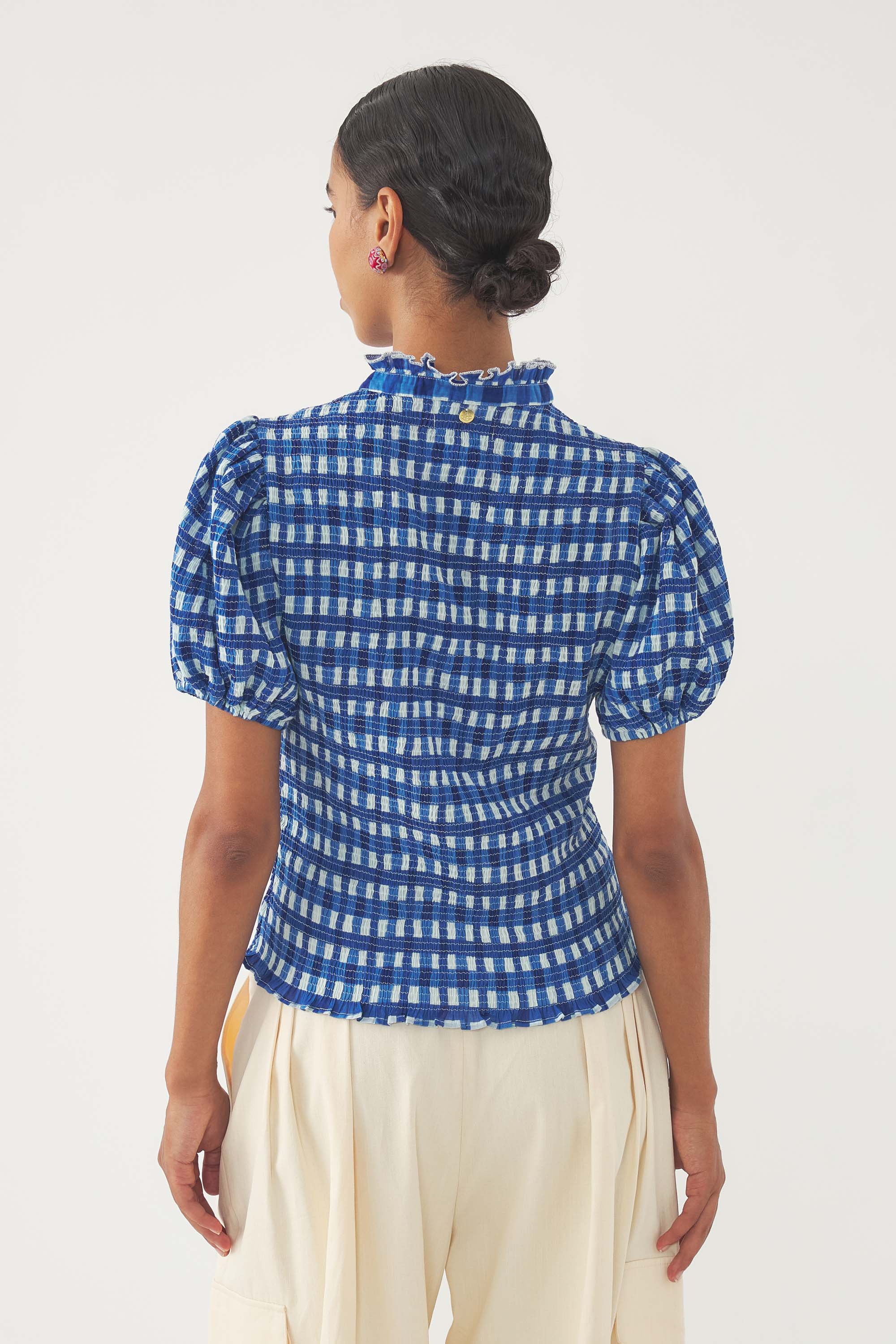 Blusa con smock Polly