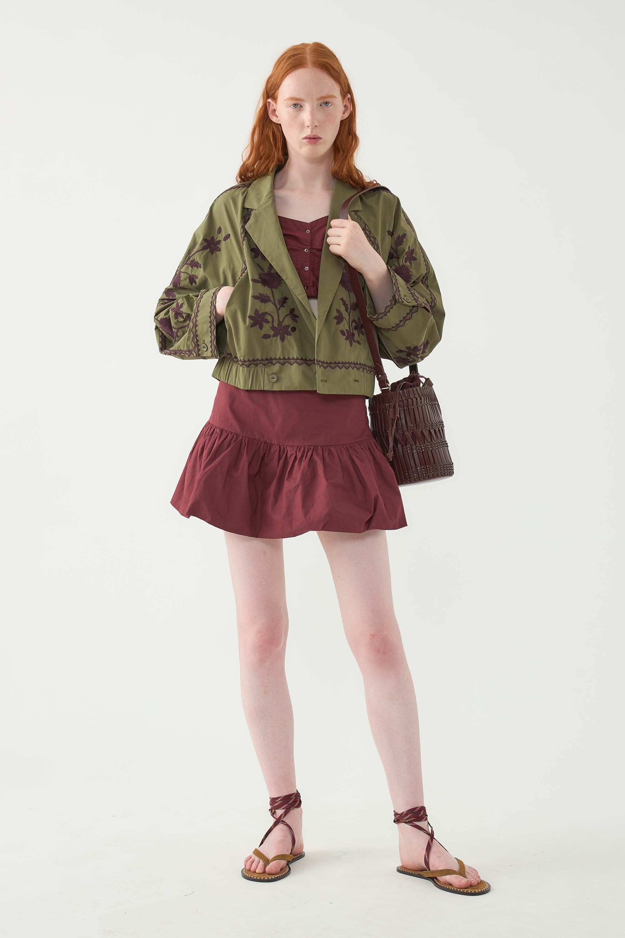 Embroidered Bomber Jacket Winna