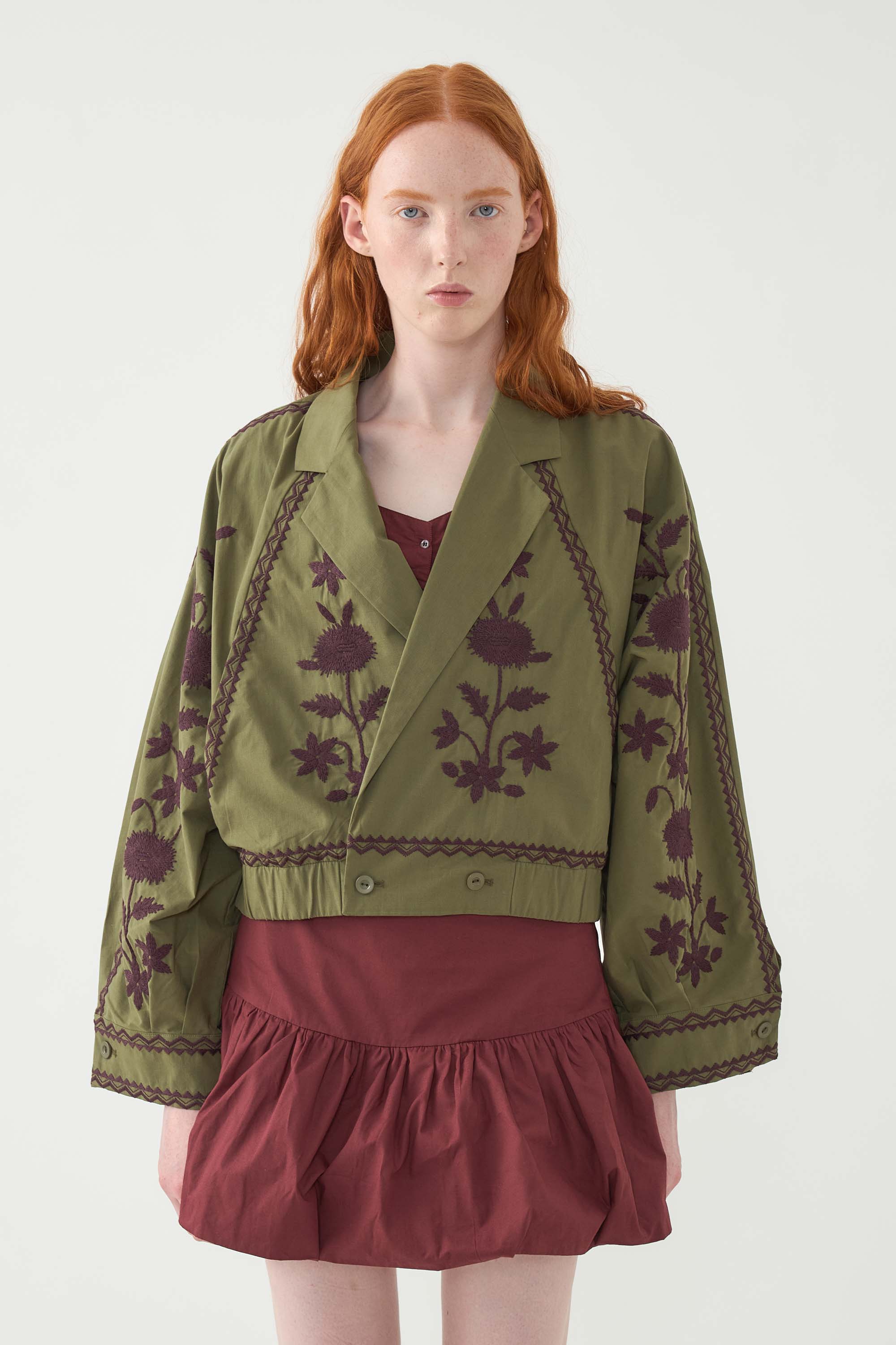 Embroidered Bomber Jacket Winna