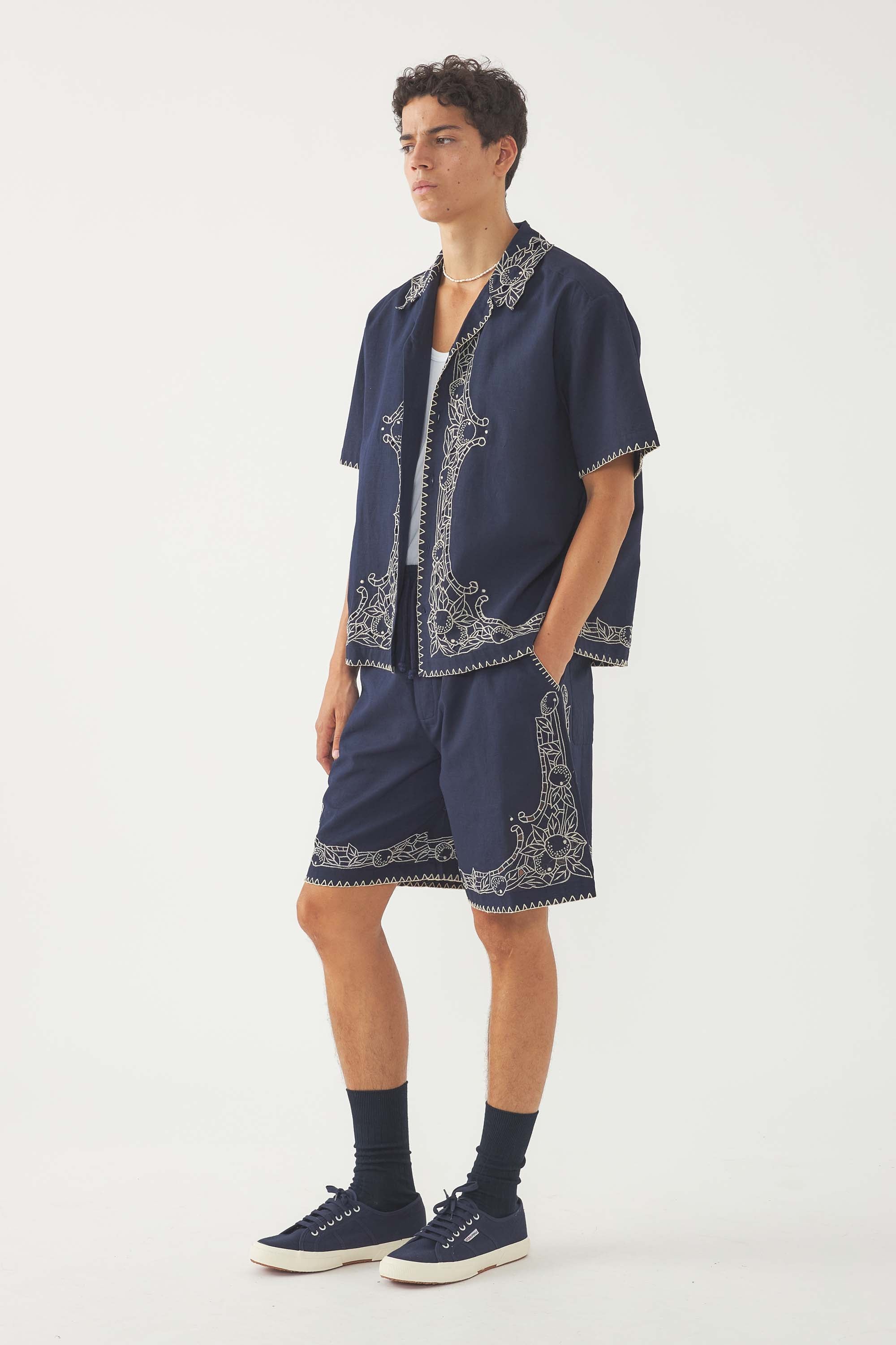 Short brodé Dylan