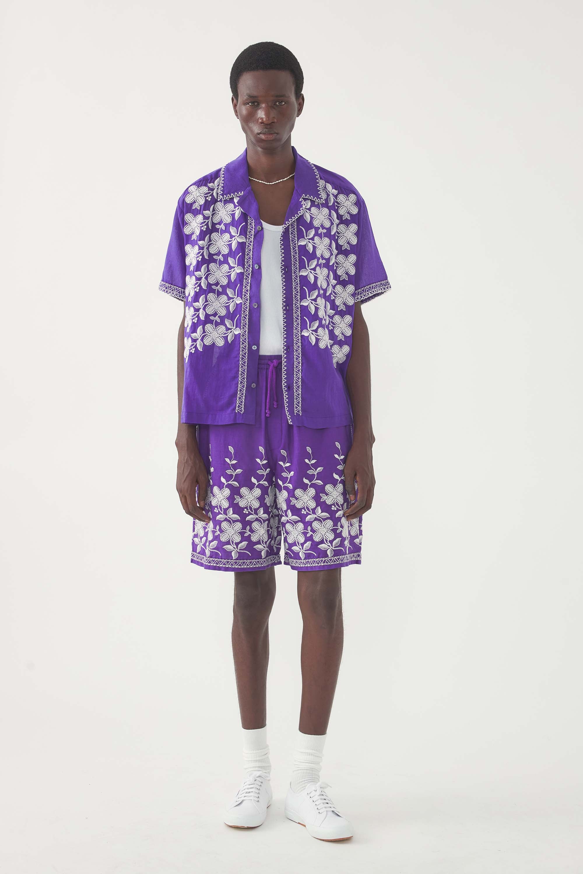 Embroidered Short Suzane
