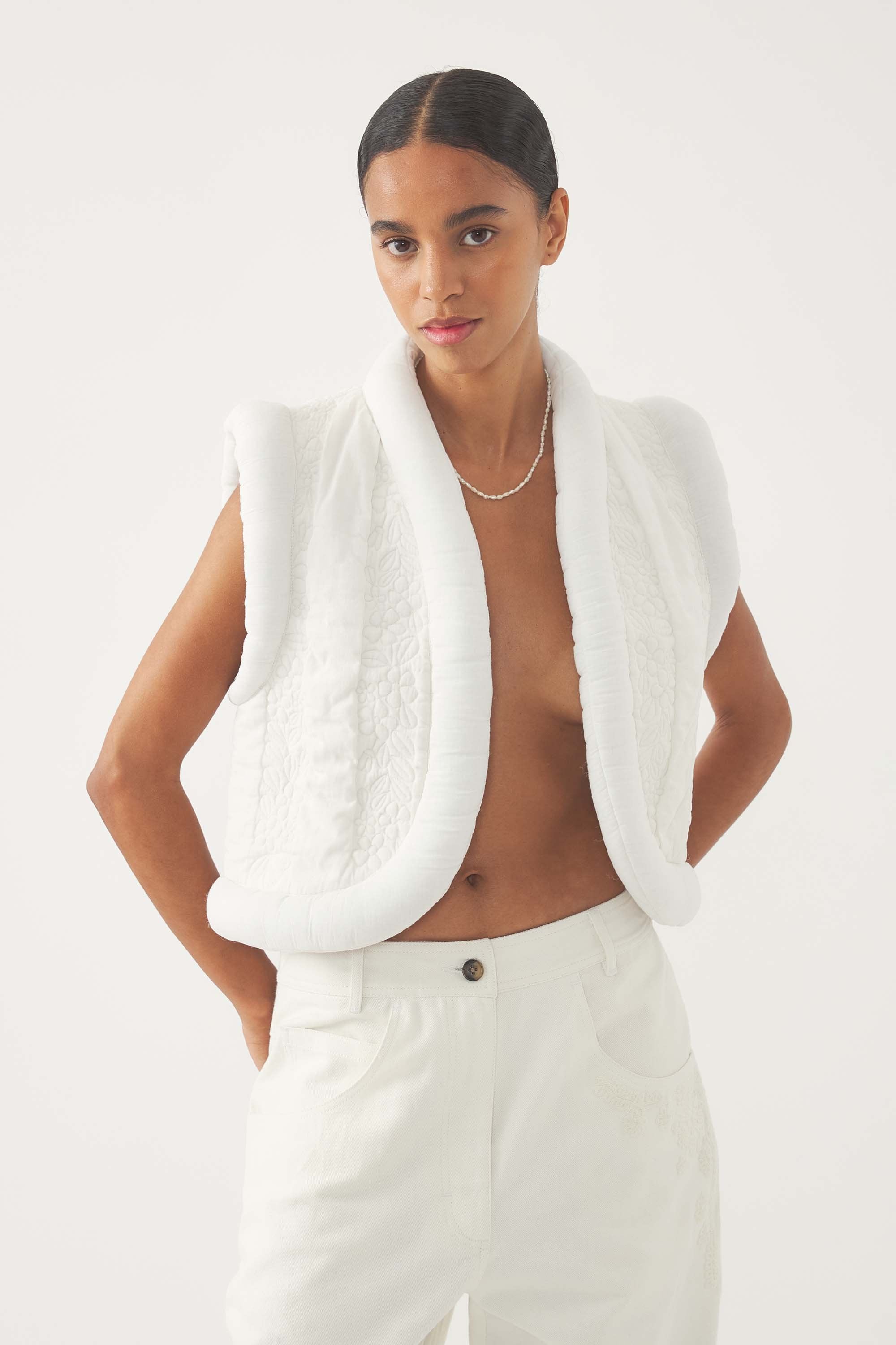 Embroidered Vest Adonis