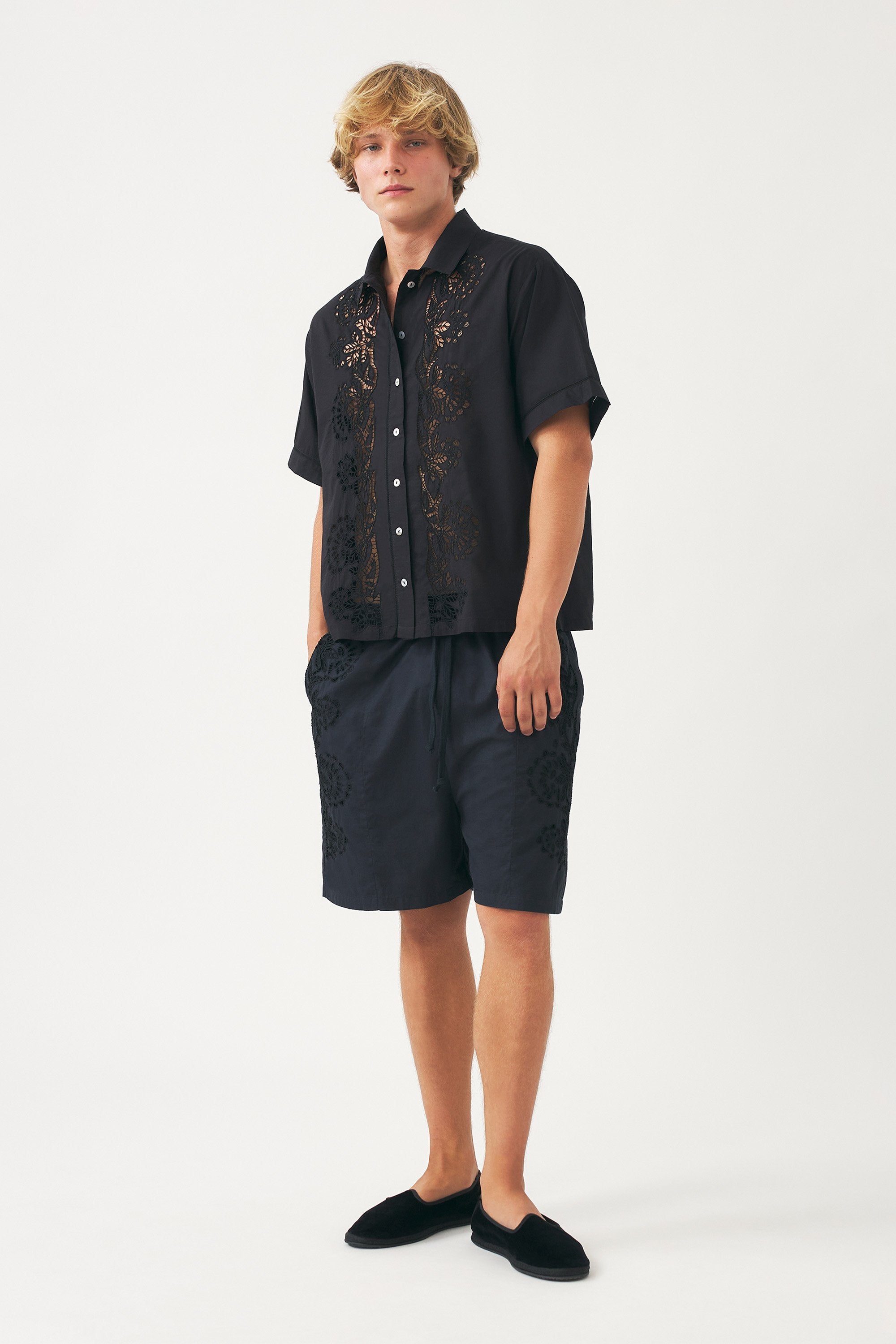 Chemise brodée Aloha