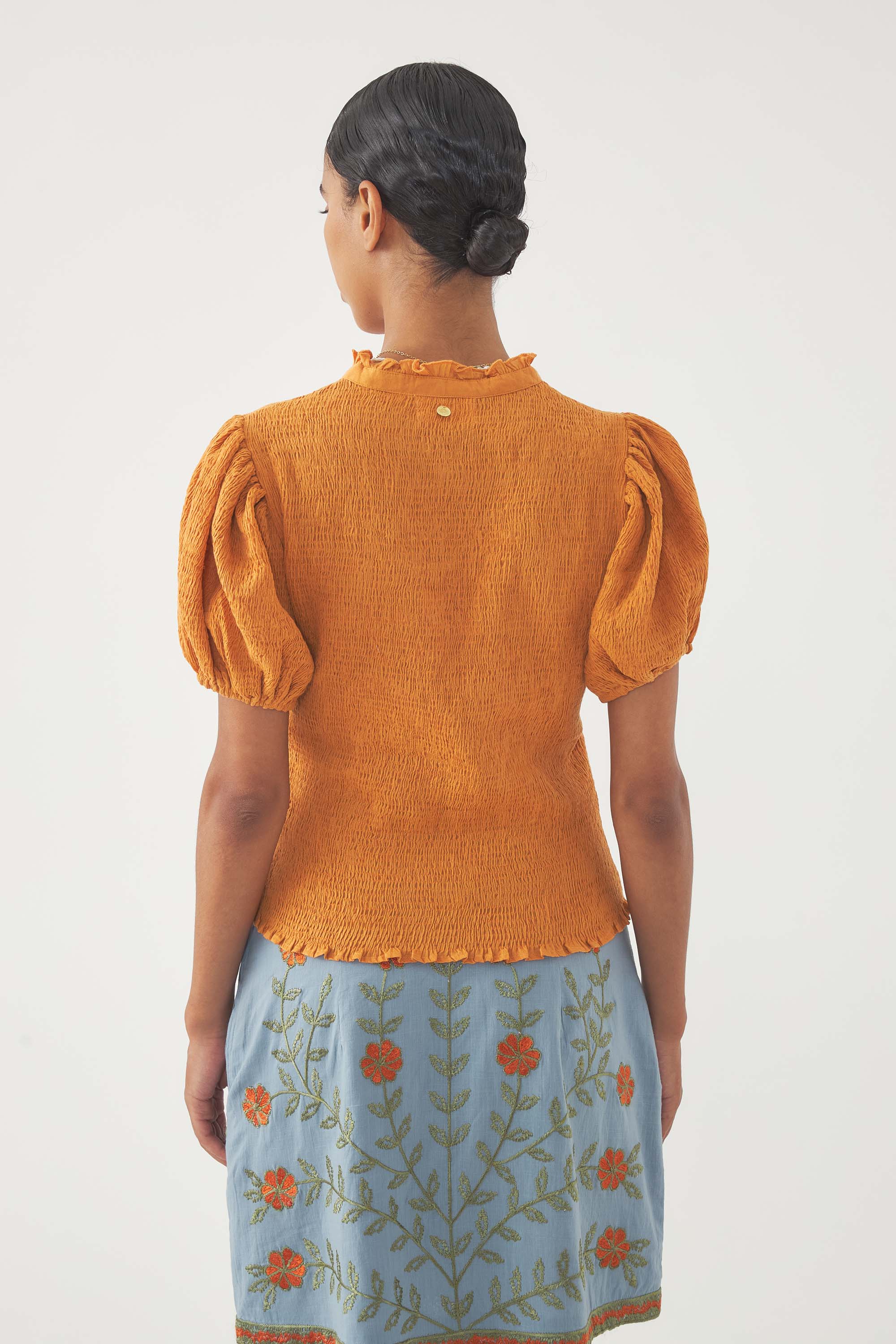 Smocked Blouse Angelo