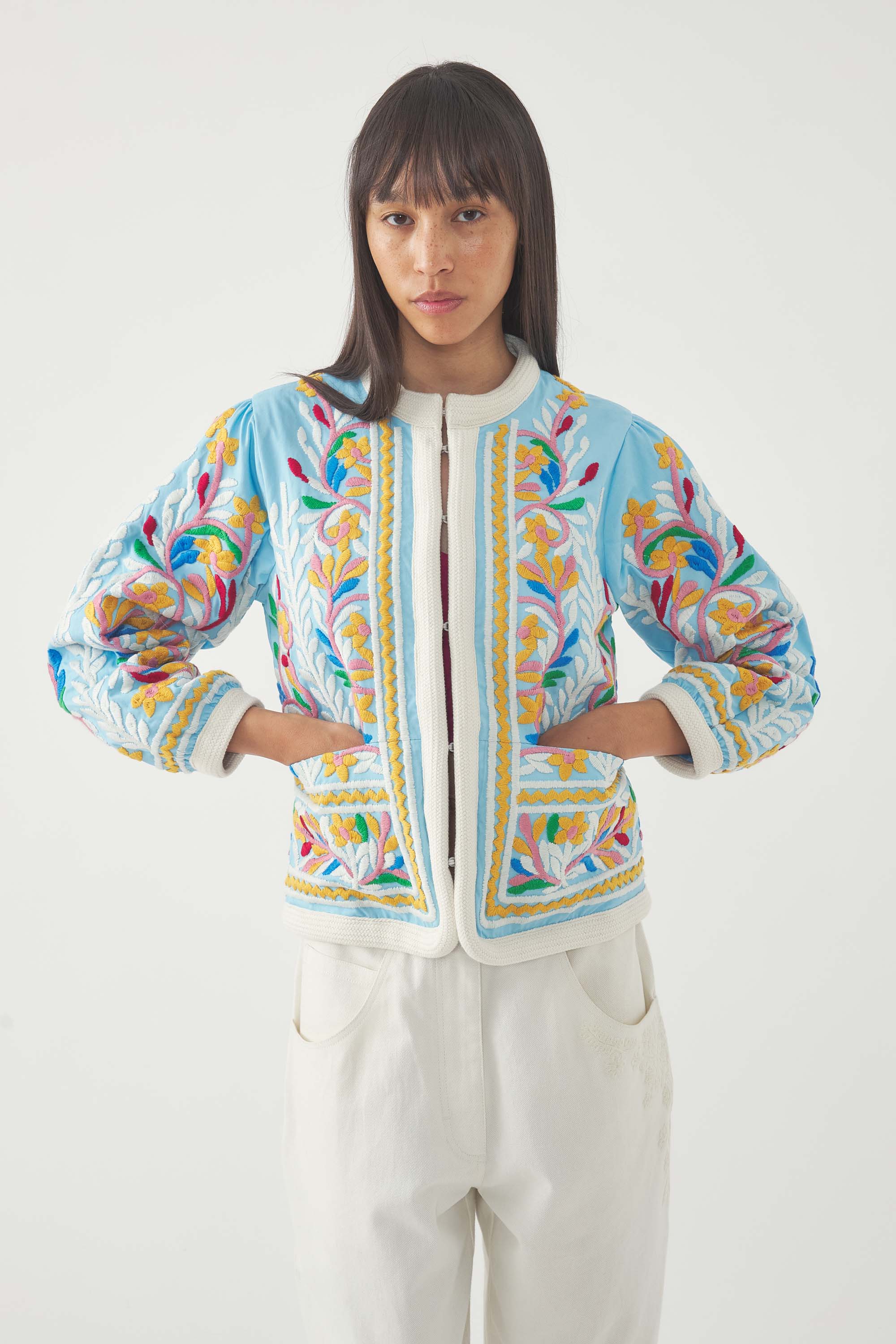 Veste brodée Hendrix