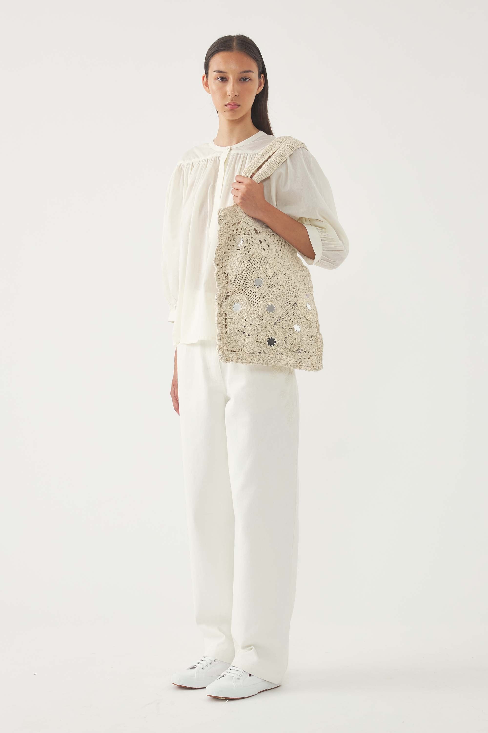 Bolso tote Cream