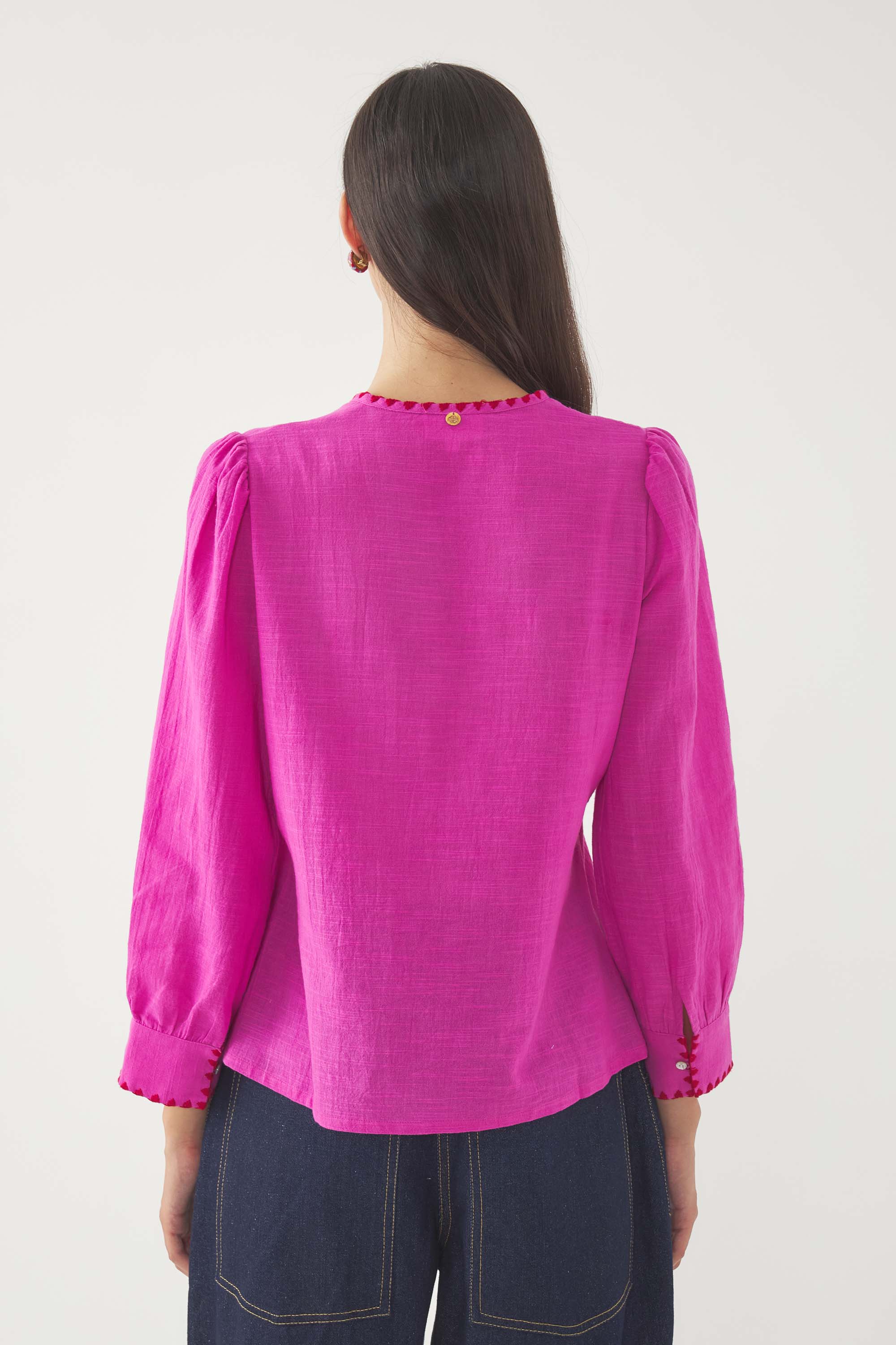 Blusa bordada Vahani