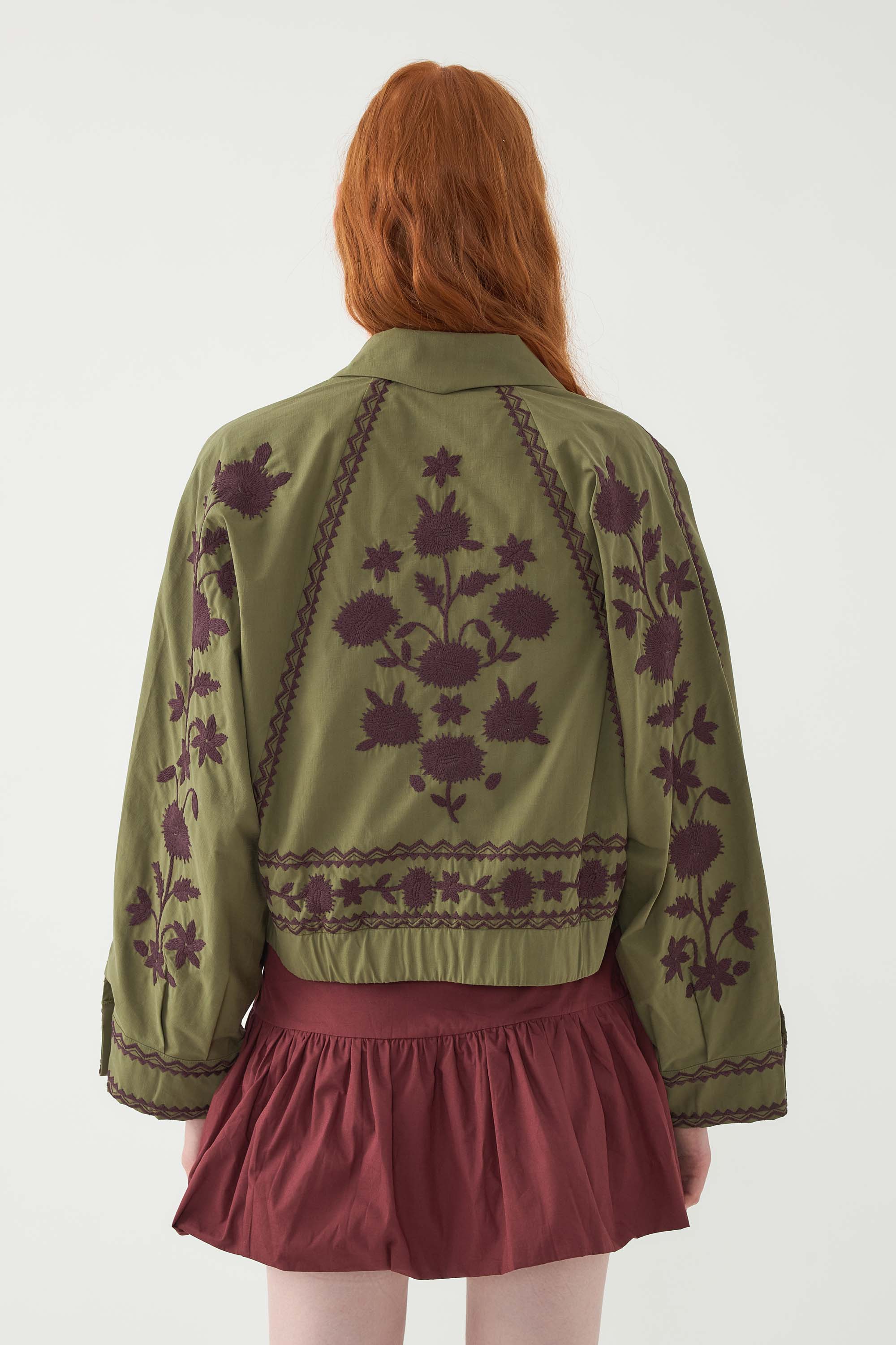 Embroidered Bomber Jacket Winna